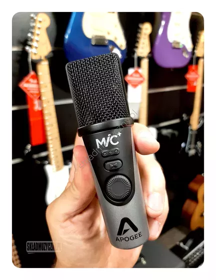 Apogee MiC Plus ][ Pojemnościowy mikrofon studyjny na USB i Lighting