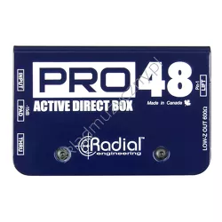 Radial Pro48 ][ Aktywny Direct Box dla gitar i basów