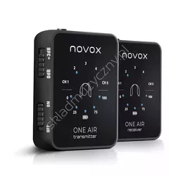 Novox One Air ][ Bezprzewodowy system mikrofonowy 2.4 GHz