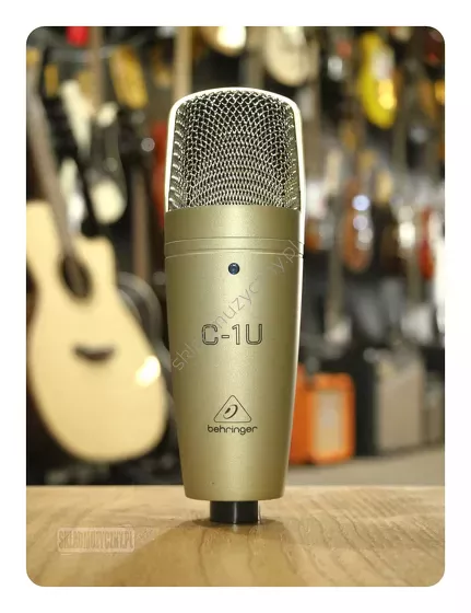 Behringer C-1U ][ Pojemnościowy mikrofon studyjny USB